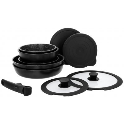 SILVERCREST Sada litých hliníkových hrnců a pánví, 10dílná – Zboží Mobilmania