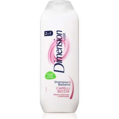 Unilever Dimension by LUX 2v1 šampón a balzám na suché vlasy 250 ml – Hledejceny.cz