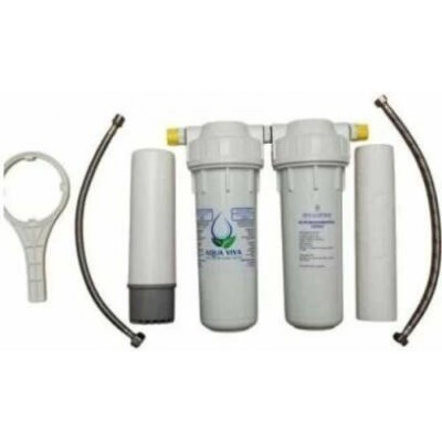 AQUA VIVA DUO nano filtr kohoutkové vody v instalační sadě se dvěma filtry – Sleviste.cz