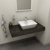 Koupelnový nábytek Sapho TAILOR desky rockstone deska 110x50 cm, provedení límce TR110L