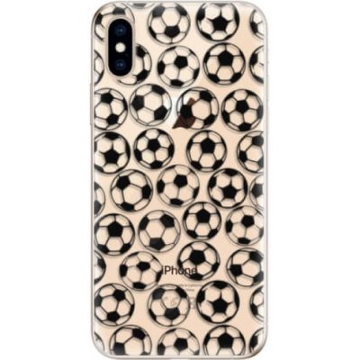 iSaprio Football pattern Apple iPhone XS černé