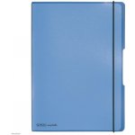 Herlitz sešit flex A4 2x čtverečkovaný + linkovaný PP modrý – Hledejceny.cz