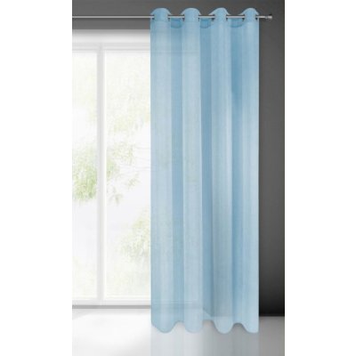 Dekorační dlouhá záclona s kroužky EMMA modrá 140x250 cm (cena za 1 kus) MyBestHome – Zboží Mobilmania