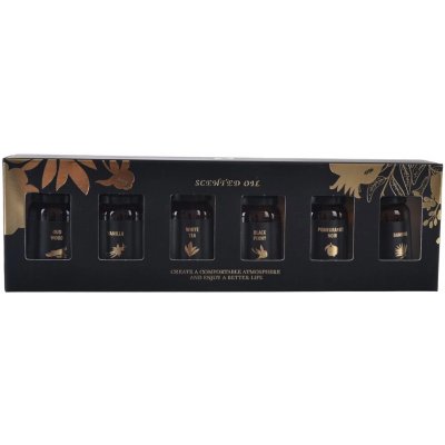 Indecor sada esenciální olej BLACK 6 x 10 ml – Hledejceny.cz
