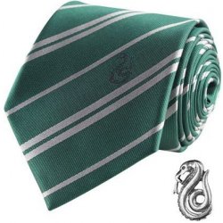 Kravata Harry Potter s odznakem Zmijozel