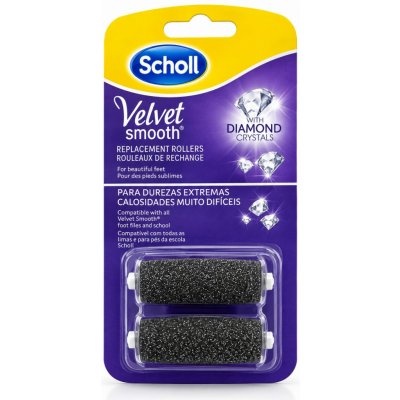 Scholl Velvet Smooth Extra Hard náhradní hlavice, 2 ks – Zbozi.Blesk.cz
