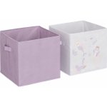 Atmosphera for Kids boxy Mořská panna 2 ks fialové 29x29x29 cm – Zboží Dáma