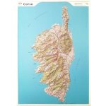 IGN Korsika - plastická mapa 113 x 80 cm – Zboží Dáma