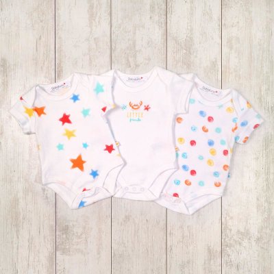 Minoti OCEAN body kojenecký 3ks bílá – Hledejceny.cz
