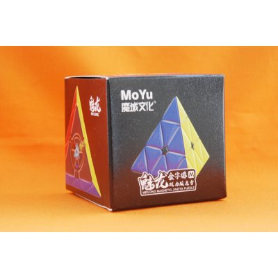 Pyraminx MoYu MoFangJiaoShi Meilong Magnetic Stikerless – Zboží Dáma