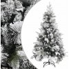 Vánoční stromek zahrada-XL Vánoční stromek se sněhem a šiškami 195 cm PVC a PE