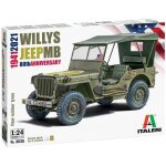 Italeri Model Kit auto Willys Jeep MB 1:24 – Zboží Dáma