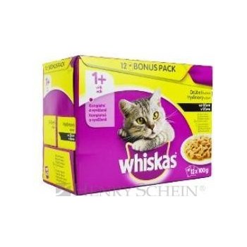 Whiskas Adult drůbeží výběr ve šťávě 12 x 100 g