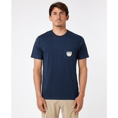 Rip Curl Badge Tee Dark Navy – Zboží Mobilmania