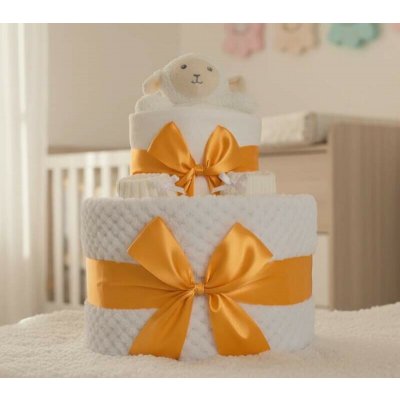 Brumlík dvoupatrový plenkový dort Ovečka krém – Hledejceny.cz