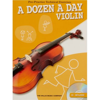 A Dozen A Day Violin + CD – Zboží Mobilmania