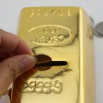 Zlatá cihla Pokladnička – Zboží Dáma