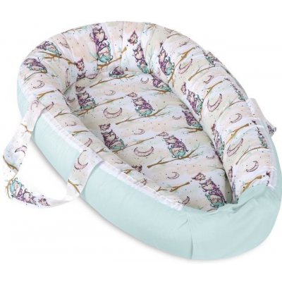 Bellatex Hnízdečko pro miminko Béžová Zelená Fialová – Hledejceny.cz