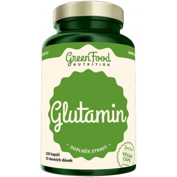 GreenFood Glutamin vegan 120 kapslí