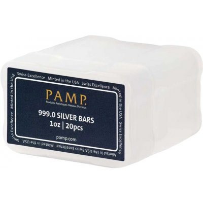 PAMP USA Tuba stříbrný slitek 20 x 1 oz – Sleviste.cz