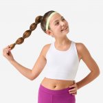 Decathlon dívčí top neprůhledný s prostřiženými zády – Zboží Dáma