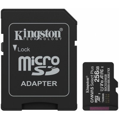 Kingston Canvas Select Plus Micro SDXC 256GB SDCS3/256GB – Zboží Živě