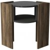 Konferenční stolek Kalune Design Marbel hnědý