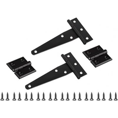 Sada 4 černých pantů JXPXJMY, robustní – Zbozi.Blesk.cz