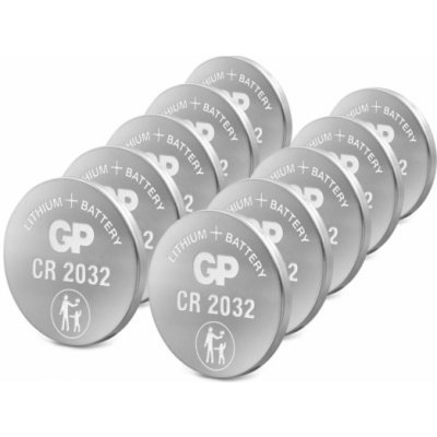 GP CR 2032 Lithium 10ks 0602032C10 – Zbozi.Blesk.cz