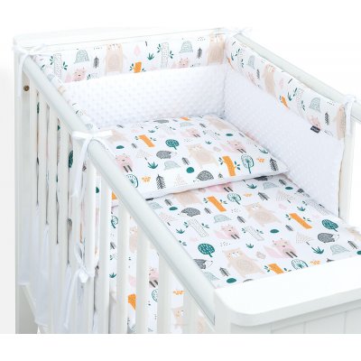 Mamo-Tato Mantinel s povlečením 3D sada Animal minky 135 x 100 cm – Zboží Dáma