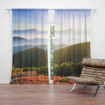 Sablio Závěs Příroda: 2ks 140x250cm – Hledejceny.cz