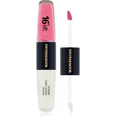 Dermacol 16H Lip Colour dlouhotrvající rtěnka a lesk na rty 15 2 x 4 ml – Zbozi.Blesk.cz