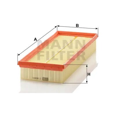 MANN FILTER Vzduchový filtr C 3698/3-2 – Hledejceny.cz