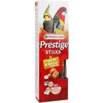Versele-Laga Prestige Sticks tyčinky oříšky & rozinky pro velké papoušky 140 g – Hledejceny.cz