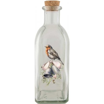Skleněná lahvička 500 ml - Ptáček – Hledejceny.cz