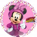 Jedlý papír MINNIE - ZÁVODNICE ● Určení: Obrázek na dort – Hledejceny.cz