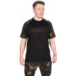 Fox Triko Black Camo Chest Print T-Shirt – Zboží Mobilmania