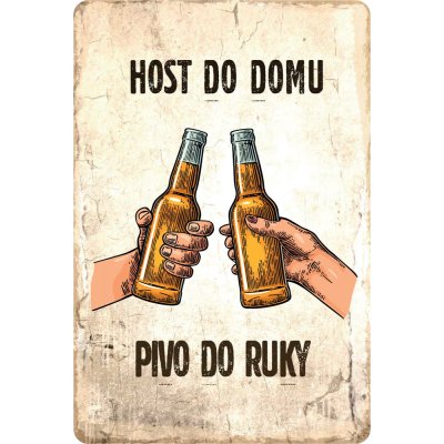 Postershop Plechová cedule: Výprodej alkoholu - 20x30 cm – Zboží Dáma