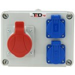 Rozvaděč TED 230 V IP44 16 A – Zboží Mobilmania