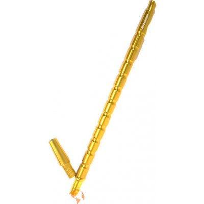 Hookah Náustek a koncovka Flame Eleven pro silikonové hadice zlaté – Zboží Dáma