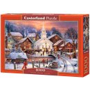 Castorland Zasněžená vánoční vesnička 1000 dílků