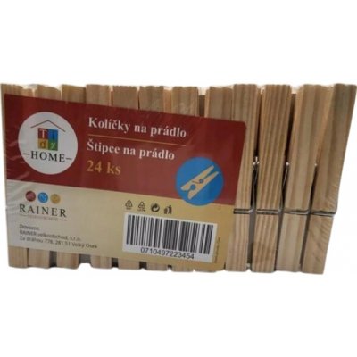Tidy kolíčky na prádlo dřevěné 24 ks – Zboží Mobilmania