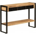 vidaXL Konzolový stolek 110 x 30 x 76 cm masivní mangovníkové dřevo 11461.348159 – Sleviste.cz
