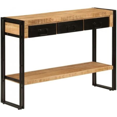 vidaXL Konzolový stolek 110 x 30 x 76 cm masivní mangovníkové dřevo 11461.348159 – Sleviste.cz