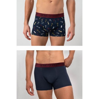 Vamp pohodlné pánské boxerky 17850 victor blue oxford – Hledejceny.cz