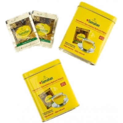 Samahan Ajurvédský instantní bylinný nápoj v kovové krabičce 30 x 4 g – Sleviste.cz