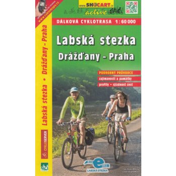 Cykloprůvodce: Labská stezka Praha-Drážďany 1:60 000