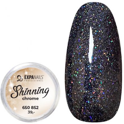 Expa nails třpytky na zdobení nehtů shining chrome glitter 12 2 g – Zboží Mobilmania