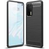 Pouzdro a kryt na mobilní telefon Huawei Pouzdro Carbon Case Huawei P40 černé