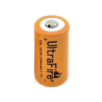 Ulrafire Baterie typ 18350 3,7 V 1200mAh